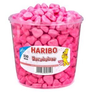Haribo Heart Tremor Tub 1.2KG