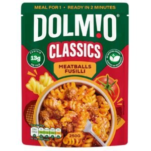 Dolmio Classics Meatballs Fusilli Pasta 250G