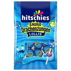 Hitschies Sour Dragon Tongues Lollis 128G