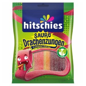 Hitschies Sour Dragon Tongues Fruits 125G