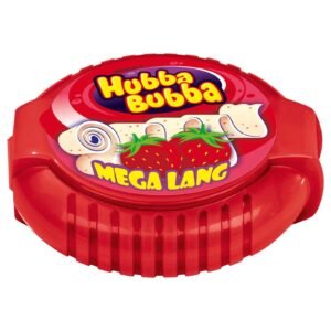 Wrigley's Hubba Bubba Mega Lang Strawberry Gum 56G