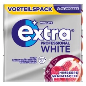 Wrigley's Extra Professional White Raspberry & Pomegranate 3PK 42G