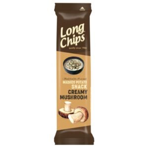 Long Chips Mashed Potato Snack Creamy Mushroom 75G
