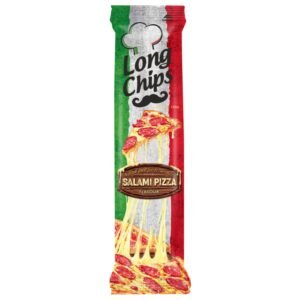 Long Chips Mashed Potato Snack Salami Pizza 75G