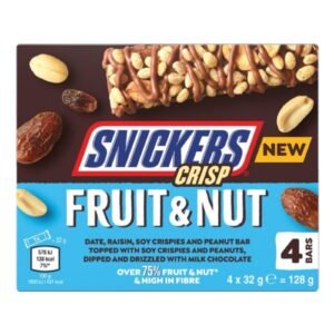 Snickers Crisp Triple Treat Fruit & Nut 4PK 128G