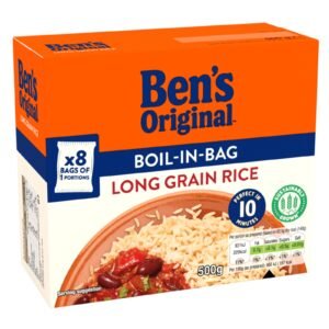 Ben's Original Boil In Bag Long Grain Rice 500G
