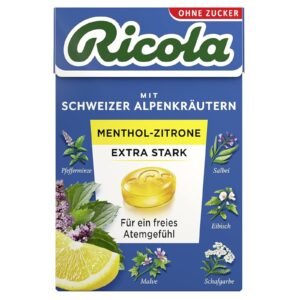 Ricola Menthol Lemon Box 50G