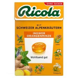 Ricola Ginger Orange Mint Box 50G