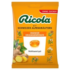 Ricola Ginger Orange Mint Bag 75G