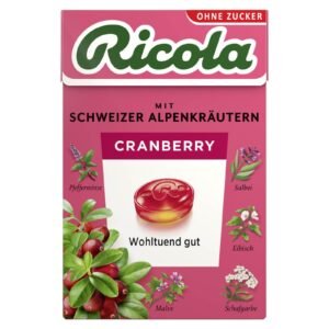 Ricola Cranberry Box 50G