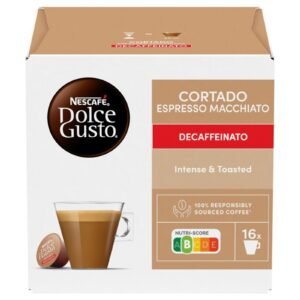 Nescafe Dolce Gusto Cortado Espresso Macchiato Decaf 99.2G