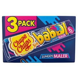 Chupa Chups Big Babol Tongue Painter 3 PK Gum 82.8G