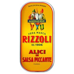 Rizzoli Anchovy Fillets In Spiced Sauce 90G