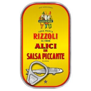 Rizzoli Anchovy Fillets In Spiced Sauce 80G