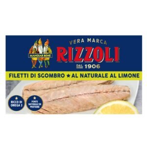 Rizzoli Mackerel Fillets Lemon 125G