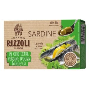 Rizzoli Sardine Organic Extra Virgin Olive Oil 120G