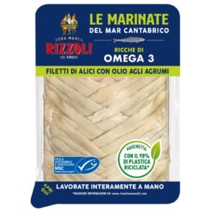Rizzoli Le Marinate Anchovy Fillets From The Cantabrian Sea Citrus Oil 80G