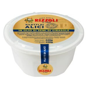 Rizzoli Anchovy Fillets Sunflower Seed Oil Catering Line 420G