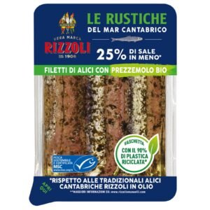 Rizzoli Le Rustiche Anchovy Fillets From The Cantabrian Sea Parsley 60G