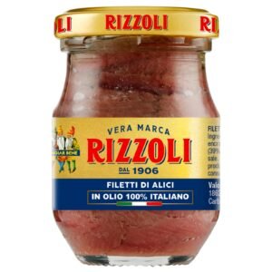 Rizzoli Anchovy Fillets In 100% Italian Oil 90G