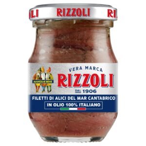 Rizzoli Anchovy Fillets From The Cantabrian Sea 100% Italian Oil 80G
