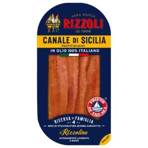 Rizzoli Anchovy Fillets Sicilian Channel Sunflower Oil 40G