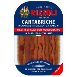 Rizzoli Anchovy Fillets From The Cantabrian Sea & Chilli 70G