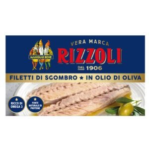 Rizzoli Mackerel Fillets Olive Oil 125G