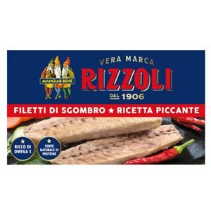 Rizzoli Mackerel Fillets Spicy Recipe 90G