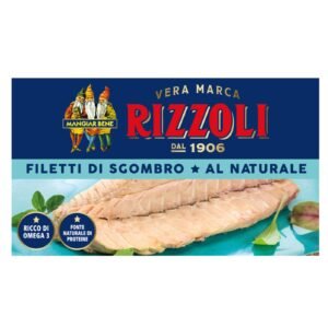Rizzoli Mackerel Fillets Natural 125G