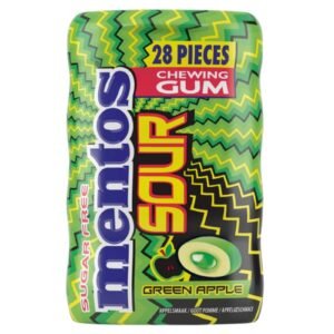 Mentos Sour Green Apple Gum 56G