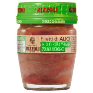 Rizzoli Anchovy Fillets In Organic Extra Virgin Olive Oil 58G