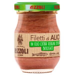 Rizzoli Anchovy Fillets In Organic Extra Virgin Olive Oil 90G