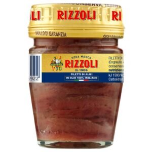 Rizzoli Anchovy Fillets In 100% Italian Oil 58G