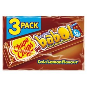 Chupa Chups Big Babol Cola Lemon 3 PK Gum 82.8G
