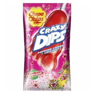 Chupa Chups Crazy Dips Strawberry 14G