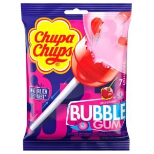 Chupa Chups Bubble Gum Lollipop 126G