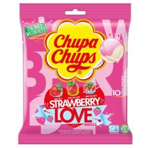 Chupa Chups Strawberry Love Lollipop 120G