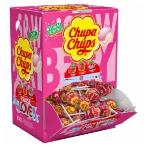 Chupa Chups Strawberry Love Lollipop 12G