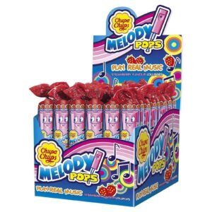 Chupa Chups Melody Strawberry Pops 15G