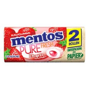 Mentos Pure Fresh Strawberry Gum 31G