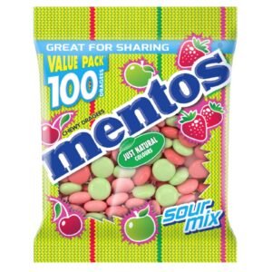 Mentos Sour Mix Chewy Dragees Bag 300G
