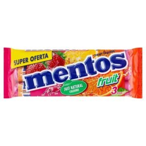 Mentos Fruit Chewy Dragees 3PK 114G