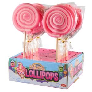 Dr.Sweet Lollipops Spiral Pop Pink 80G