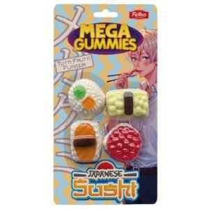 Mega Gummies Japanese Sushi 120G