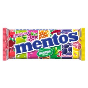 Mentos Rainbow Chewy Dragees 3PK 114G