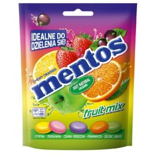 Mentos Fruit Mix Chewy Dragees 160G