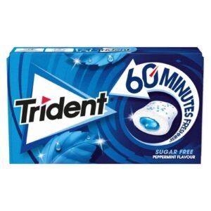 Trident 60 Minutes Peppermint Gum 22G