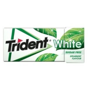 Trident White Spearmint Gum 14G