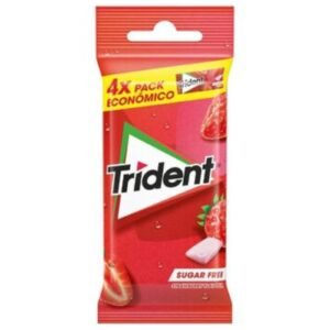 Trident Strawberry Gum 4PK 56G